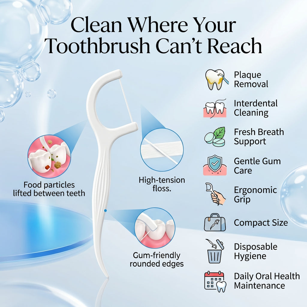 Dental Floss Pick – Easy Interdental Cleaning Tool