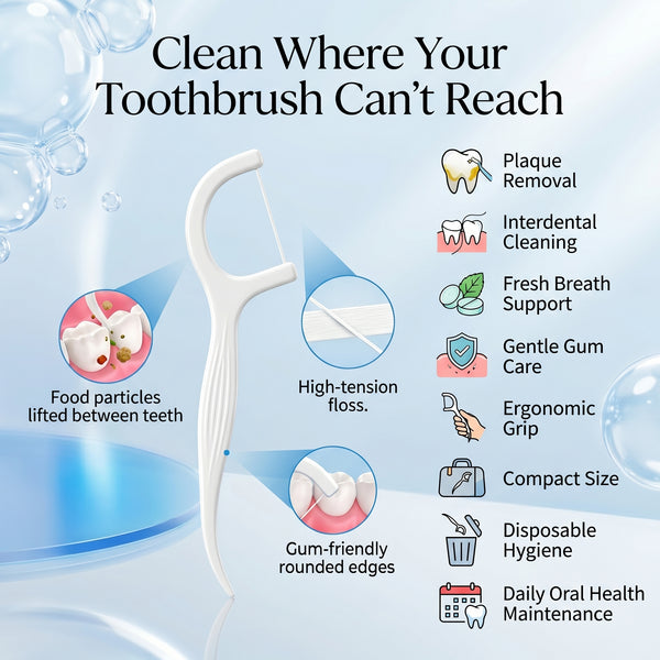 Dental Floss Pick – Easy Interdental Cleaning Tool