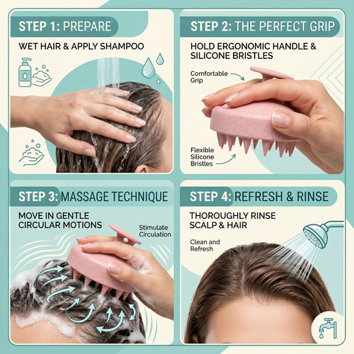 Manual Scalp Massager – Relax, Stimulate & Improve Circulation