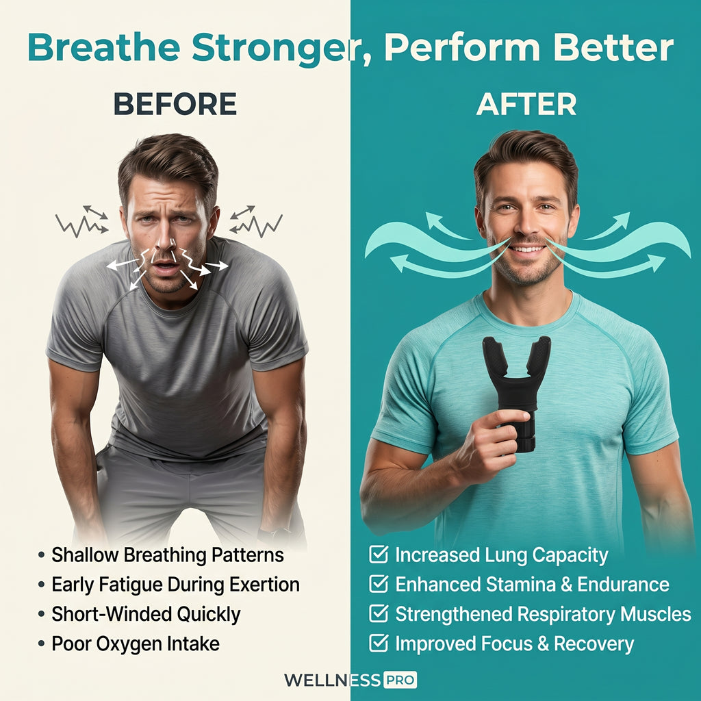Breathing Trainer – Increase Lung Capacity & Improve Stamina