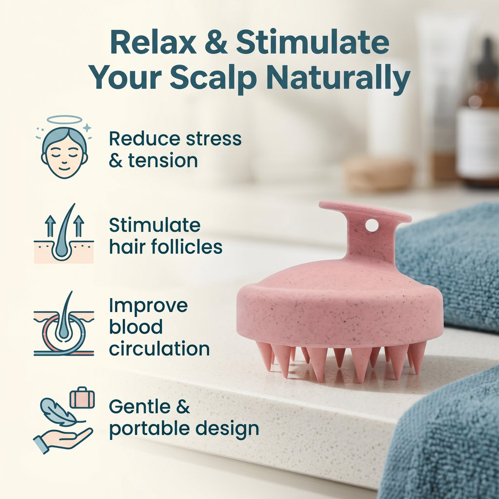 Manual Scalp Massager – Relax, Stimulate & Improve Circulation