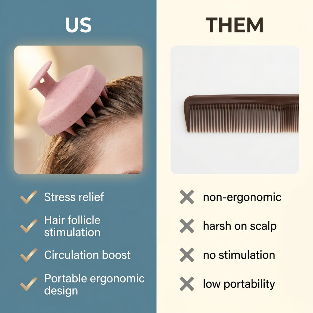 Manual Scalp Massager – Relax, Stimulate & Improve Circulation