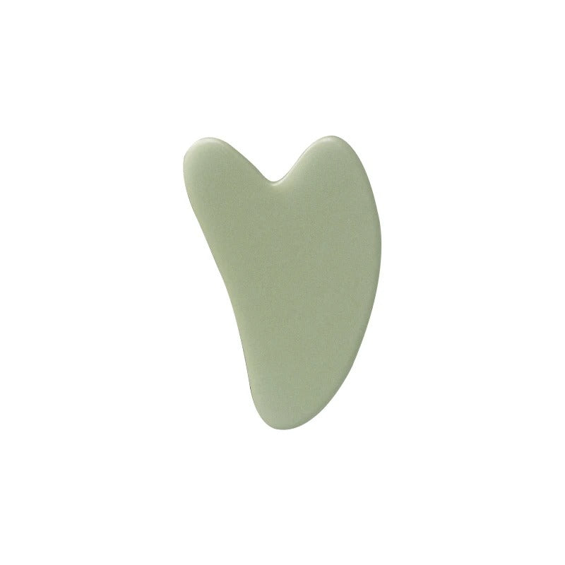 Natural Rose Quartz Jade Roller and Gua Sha Set | Dual-Ended Facial Massager & Heart-Shaped Scraping Plate | Anti-Aging Skin Tightening & Depuffing Beauty Tool Kit