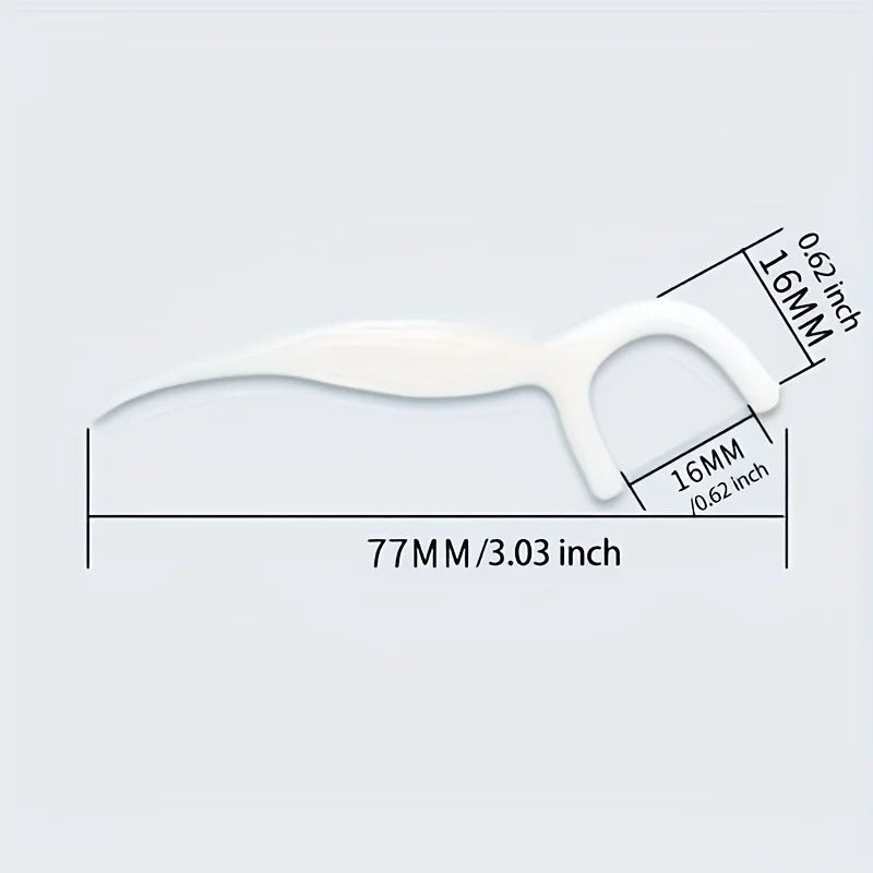 Premium Dental Floss Picks with Portable Travel Cases | High-Tensile Strength Interdental Toothpicks | Deep Cleaning Oral Care Flossers