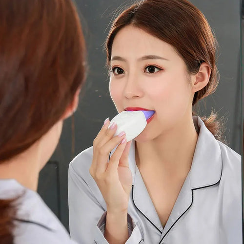 360° Hands-Free Electric Sonic Toothbrush | U-Shaped Automated Silicone Teeth Whitener | USB Rechargeable Waterproof Intelligent Dental Care Brush for Adults