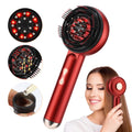 Electric Red Light Therapy Scalp Massager Brush | 3-in-1 Hair Growth Serum Liquid Applicator | High-Frequency Sonic Vibration Detangling Comb for Hair Regrowth & Anti-Hair Loss