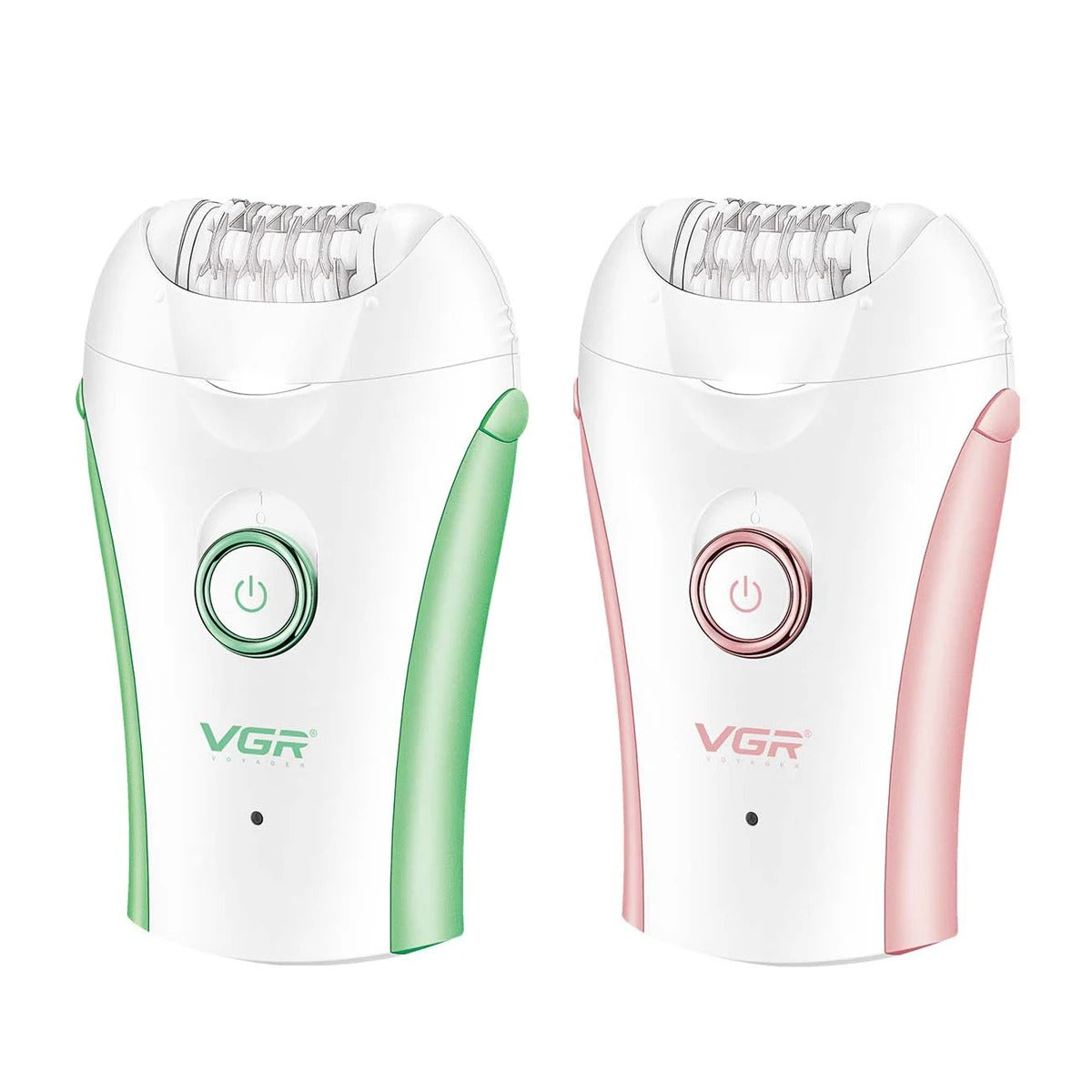 Rechargeable Cordless Hair Epilator for Women | 2-Speed Electric Facial & Body Hair Remover | Portable Hair Pulling Shaver with Built-In LED Light & USB Charging