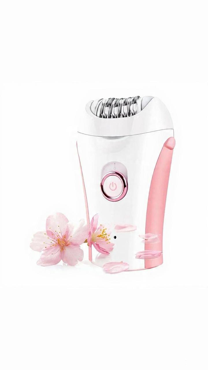 Rechargeable Cordless Hair Epilator for Women | 2-Speed Electric Facial & Body Hair Remover | Portable Hair Pulling Shaver with Built-In LED Light & USB Charging